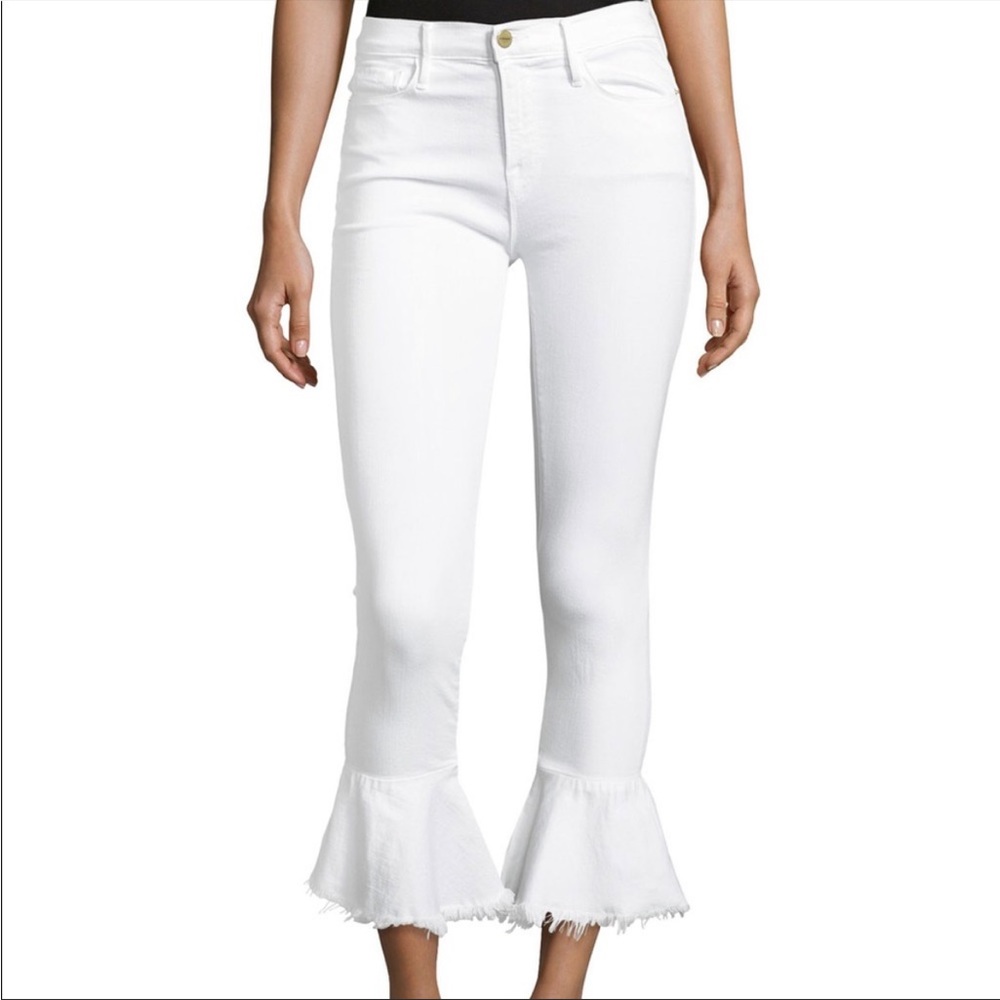 FRAME DENIM Le Skinny de Jeanne White Jeans